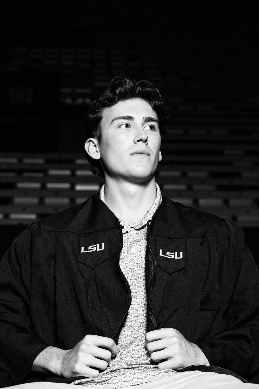 Dylan Garcia at LSU graduation